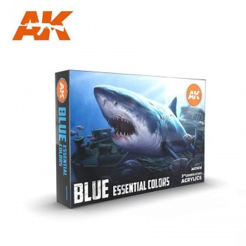 AK Interactive Blue Uniform Colors 3rd Generation Acrylics 6pcs AK11618